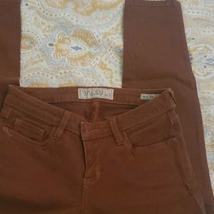 Guess 1981 brown skinny jeans